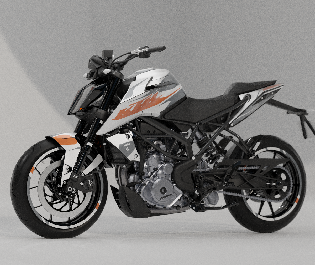 KTM Duke 125, 200, 250, 390 Graphics & Sticker Kits | Premium