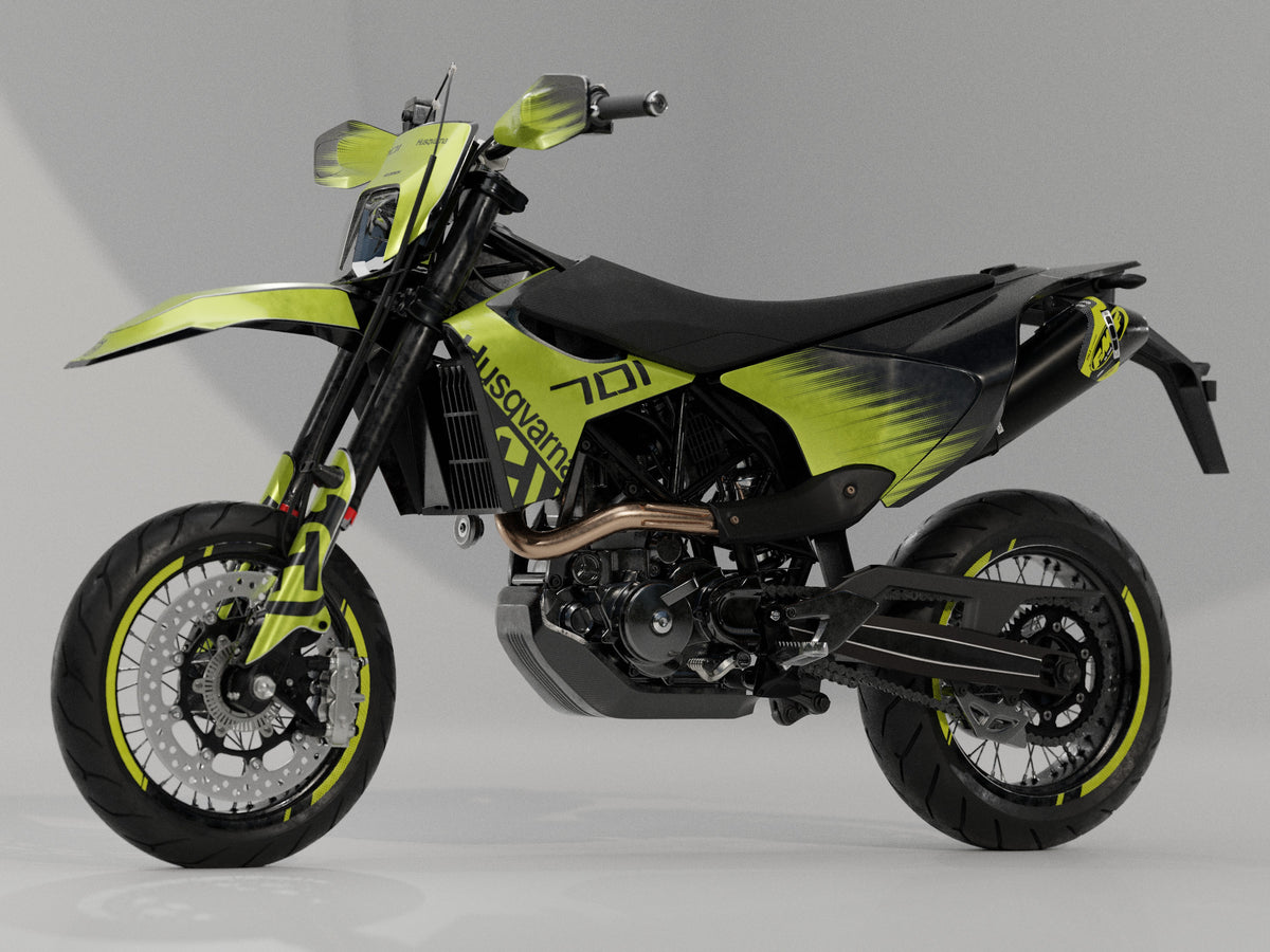 HUSQVARNA 701 GRAPHICS - BLCK-GREEN – 4DDesign