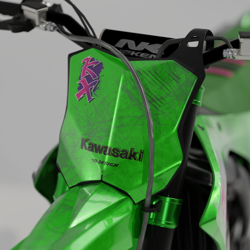 kawasaki decals