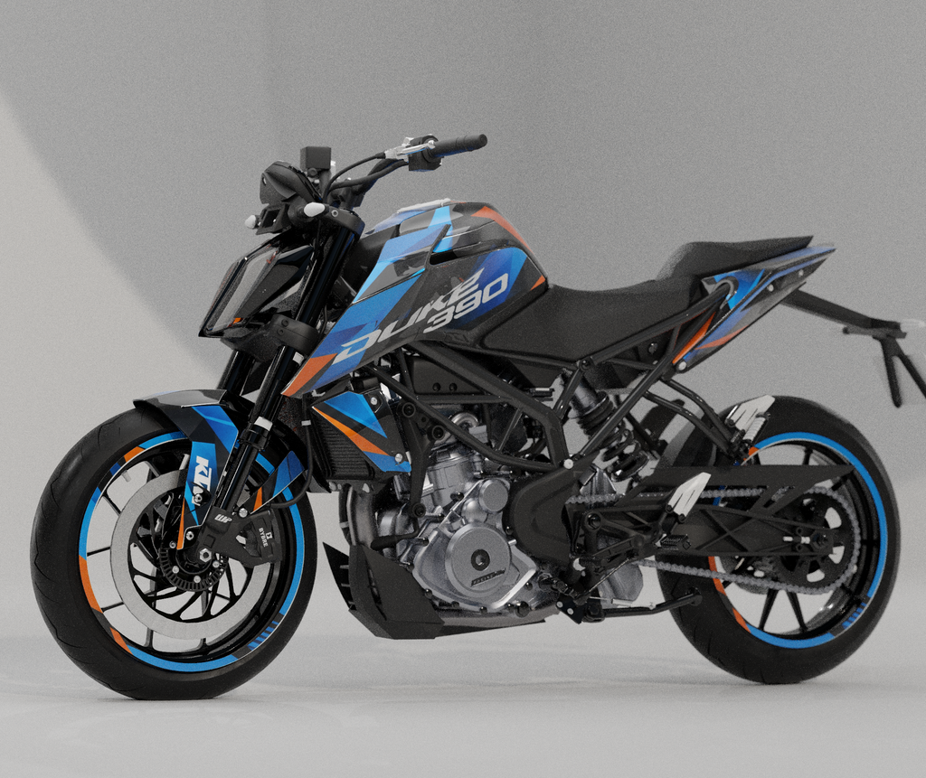 KTM Duke 125, 200, 250, 390 Graphics & Sticker Kits | Premium