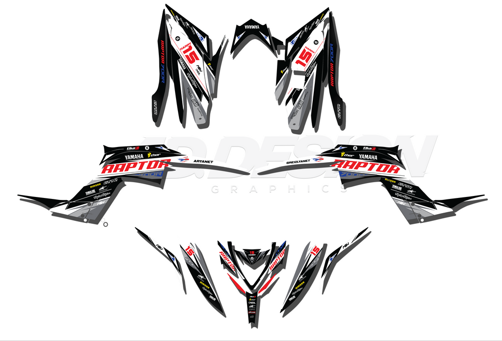 Ray Raptor Graphics YAMAHA RAPTOR 700 GRAPHICS KIT – Page 4 – 4DDesign