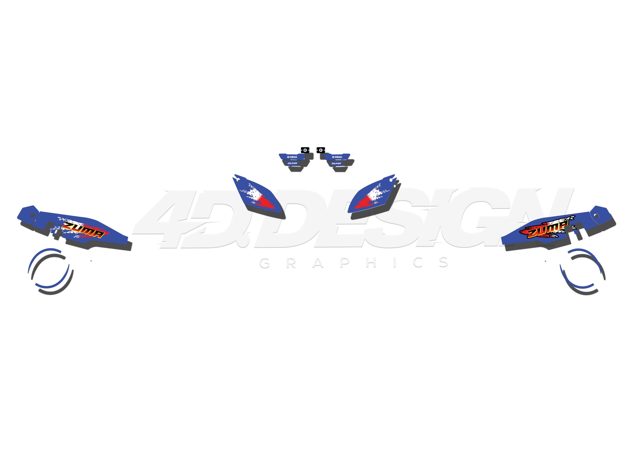 YAMAHA ZUMA SCOOTER GRAPHICS - Z12 – 4DDesign