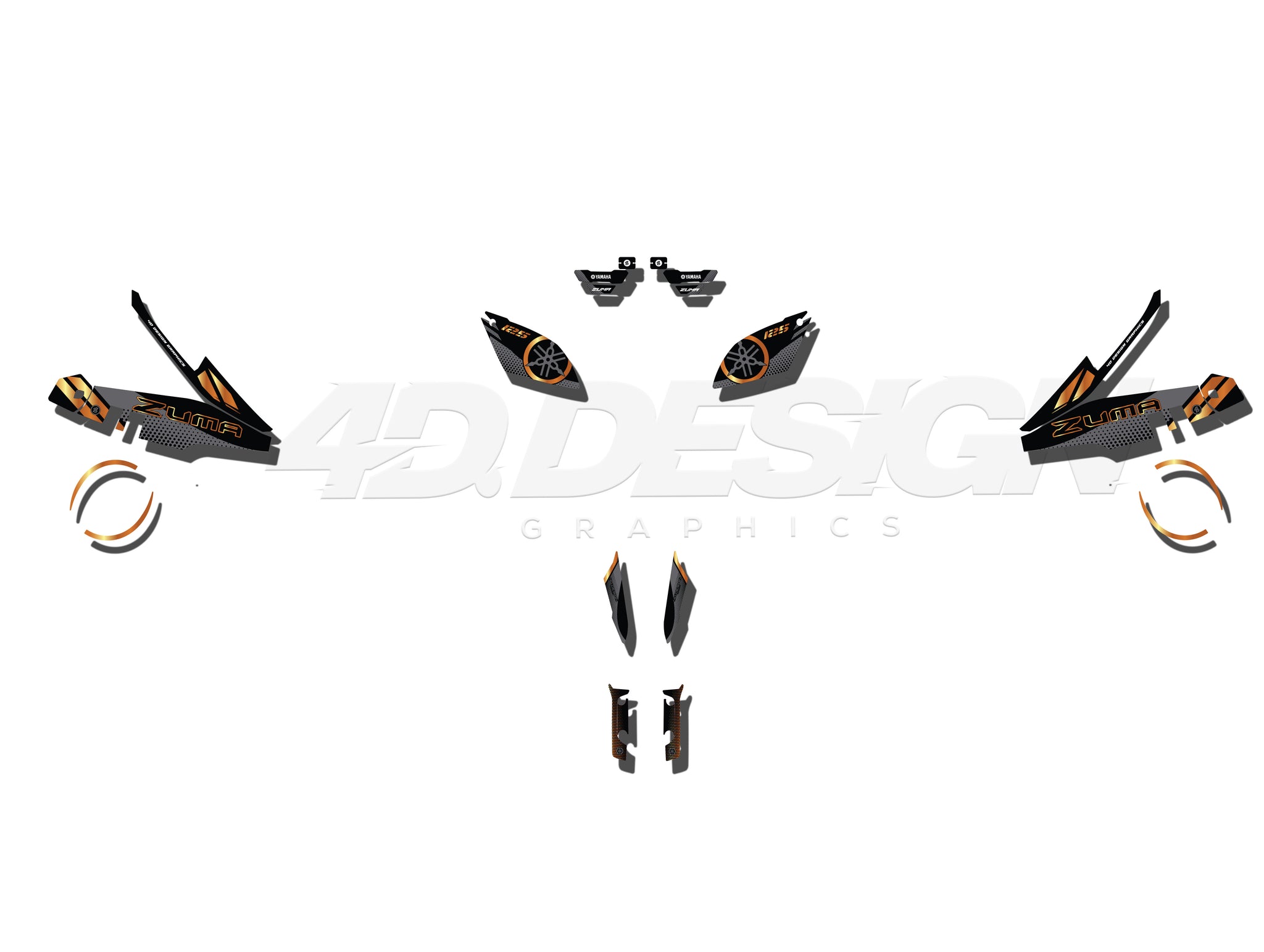 YAMAHA ZUMA SCOOTER GRAPHICS - Z21 – 4DDesign