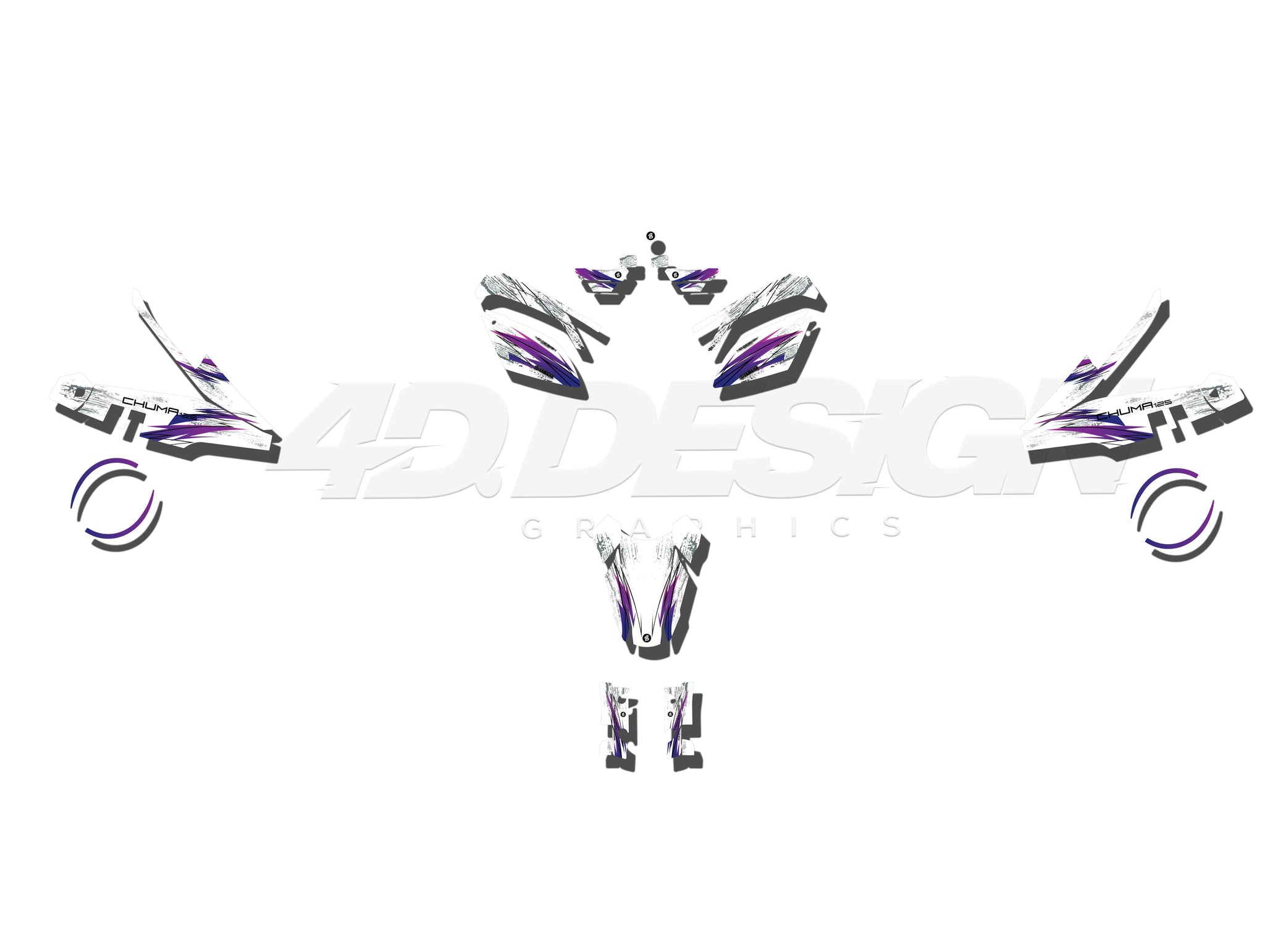 YAMAHA ZUMA SCOOTER GRAPHICS - Z22 – 4DDesign