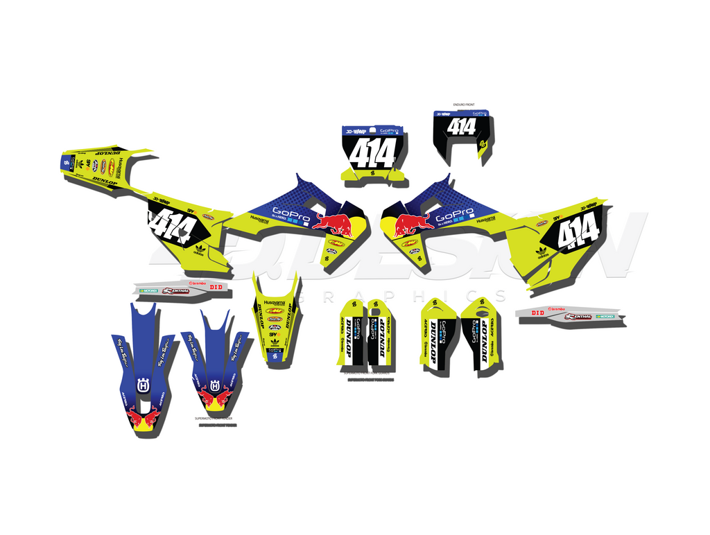 M293 - HUSQVARNA RED BULL GRAPHICS KIT – 4DDesign