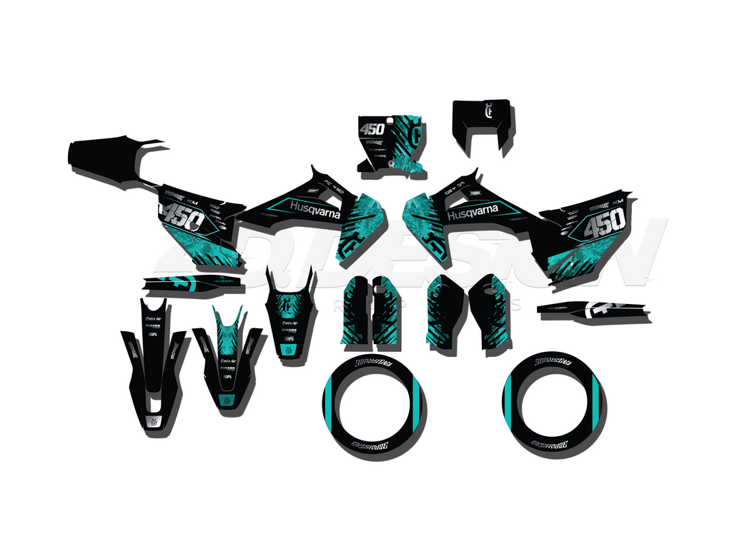 dirt bike graphics kit