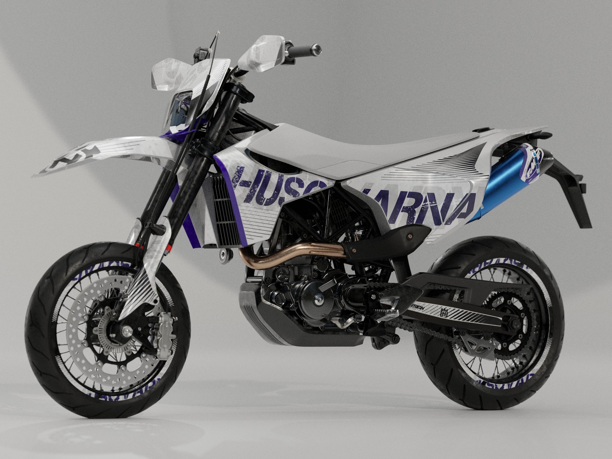 スノーマンペイント HUSQVARNA 701 GRAPHICS - H02 – 4DDesign