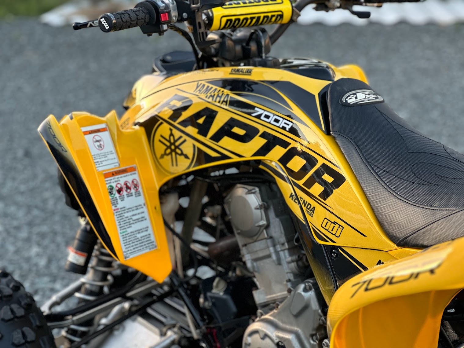 Ray Raptor Graphics YAMAHA RAPTOR 700 GRAPHICS KIT - FILM YLOW – 4DDesign