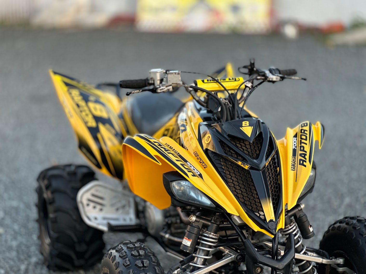 Yamaha Raptor 700 Service Kit YAMAHA RAPTOR 700 GRAPHICS KIT - FILM YLOW – 4DDesign