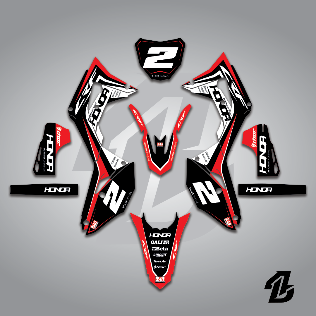 Decal Kit Motorbike graphics kits - Full Custom Graphics Kits – 4DDesign