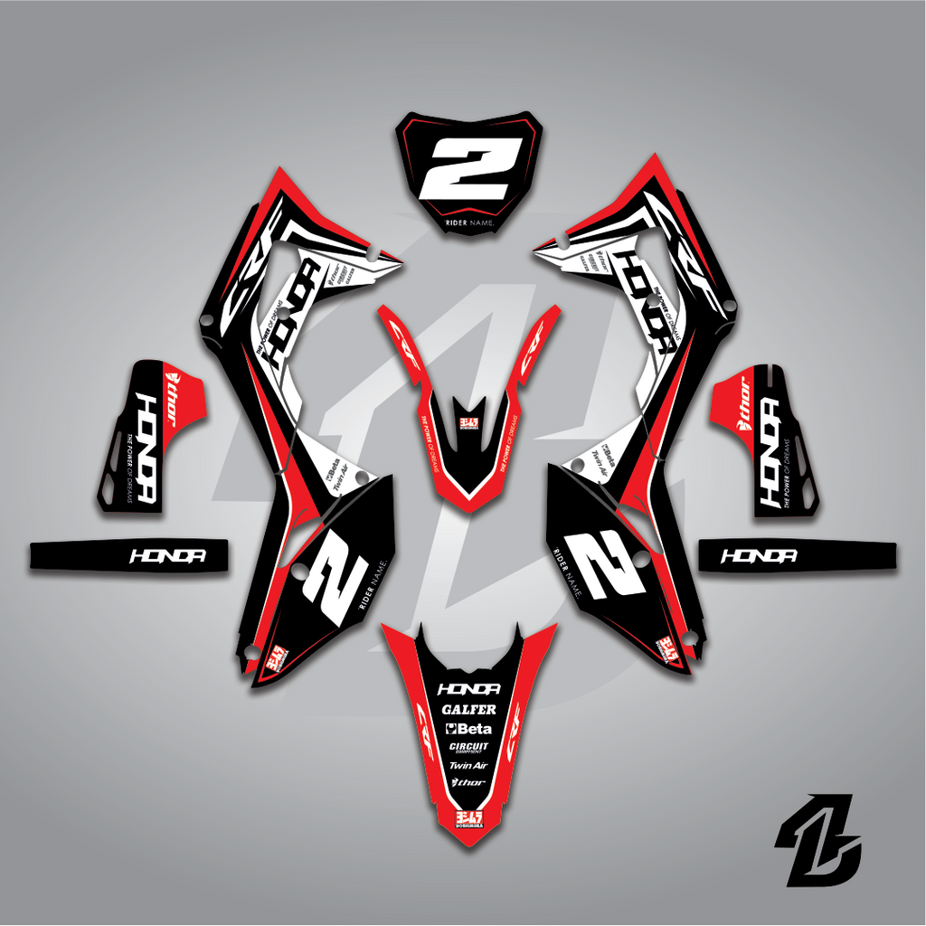 Motorbike graphics kits - Full Custom Graphics Kits – 4DDesign