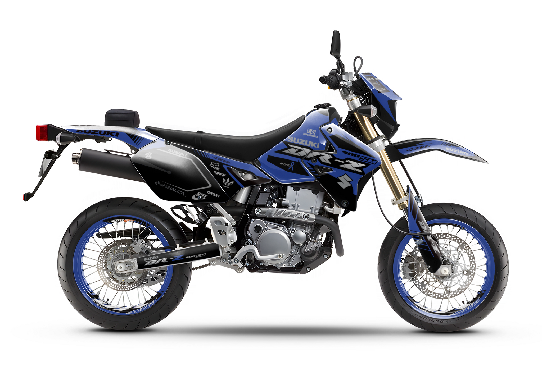 SUZUKI DRZ 400 FULL GRAPHICS KIT – 4DDesign
