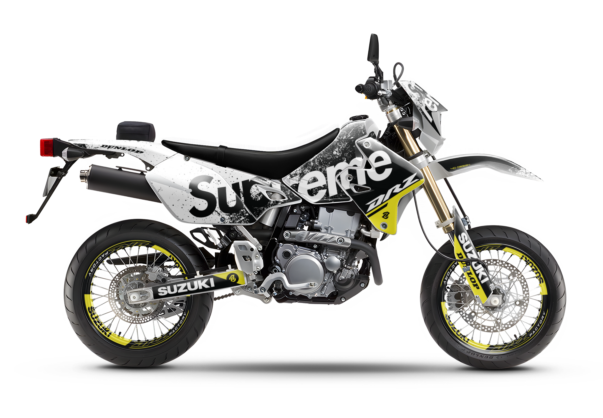 SUZUKI DRZ 400 FULL GRAPHICS KIT – 4DDesign
