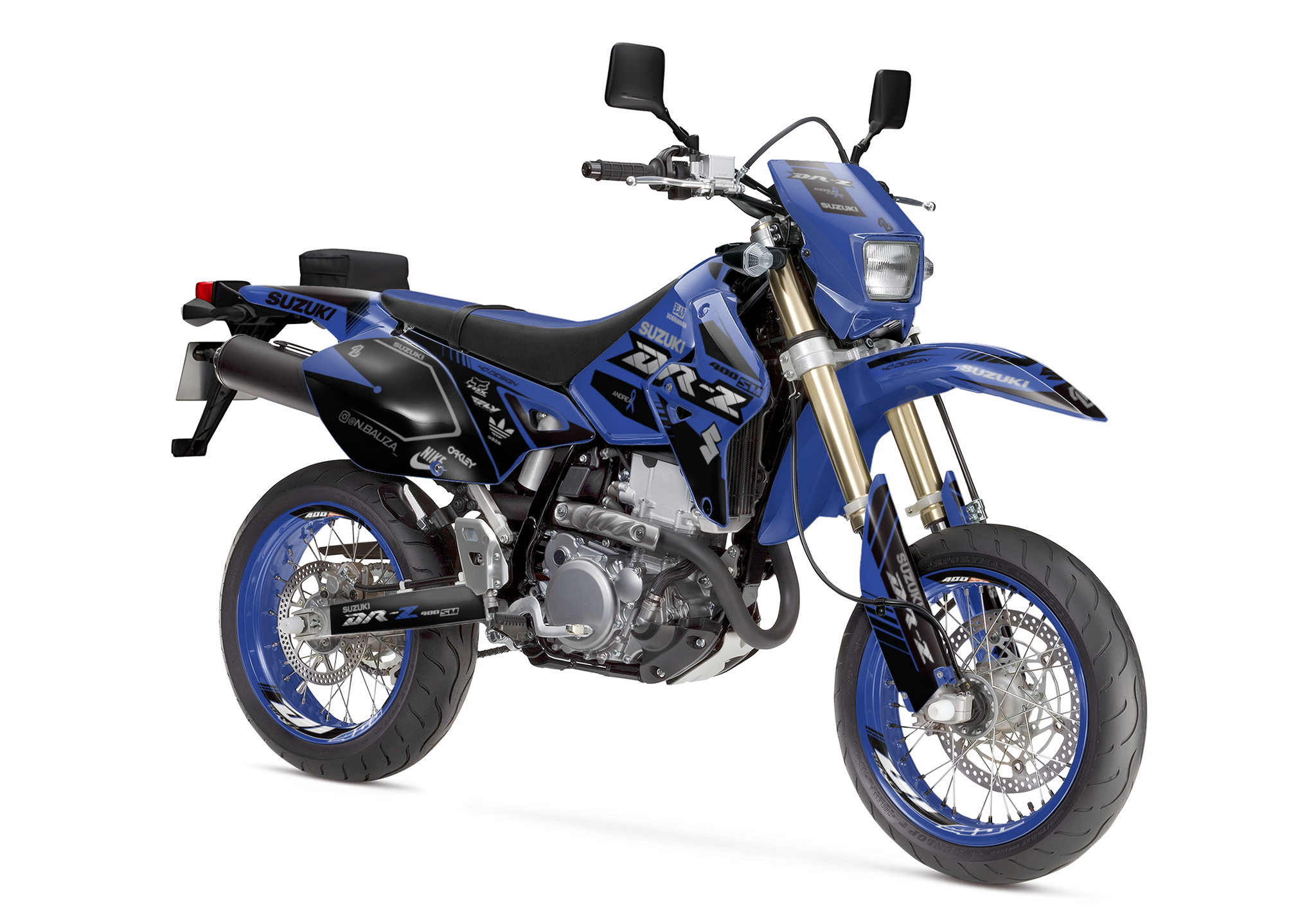 SUZUKI DRZ 400 FULL GRAPHICS KIT – 4DDesign