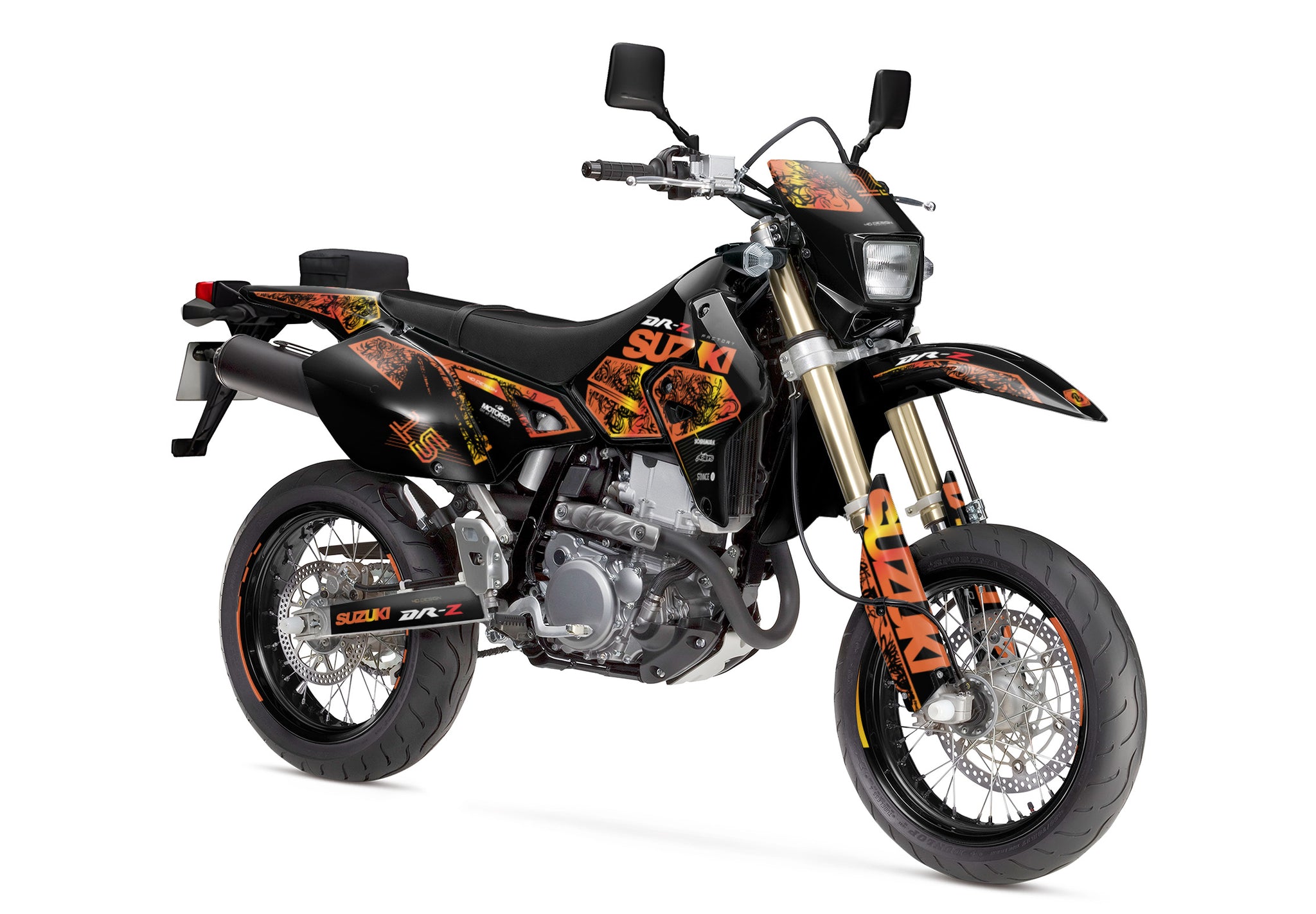 SUZUKI DRZ 400 GRAPHICS KIT - WHORGN – 4DDesign