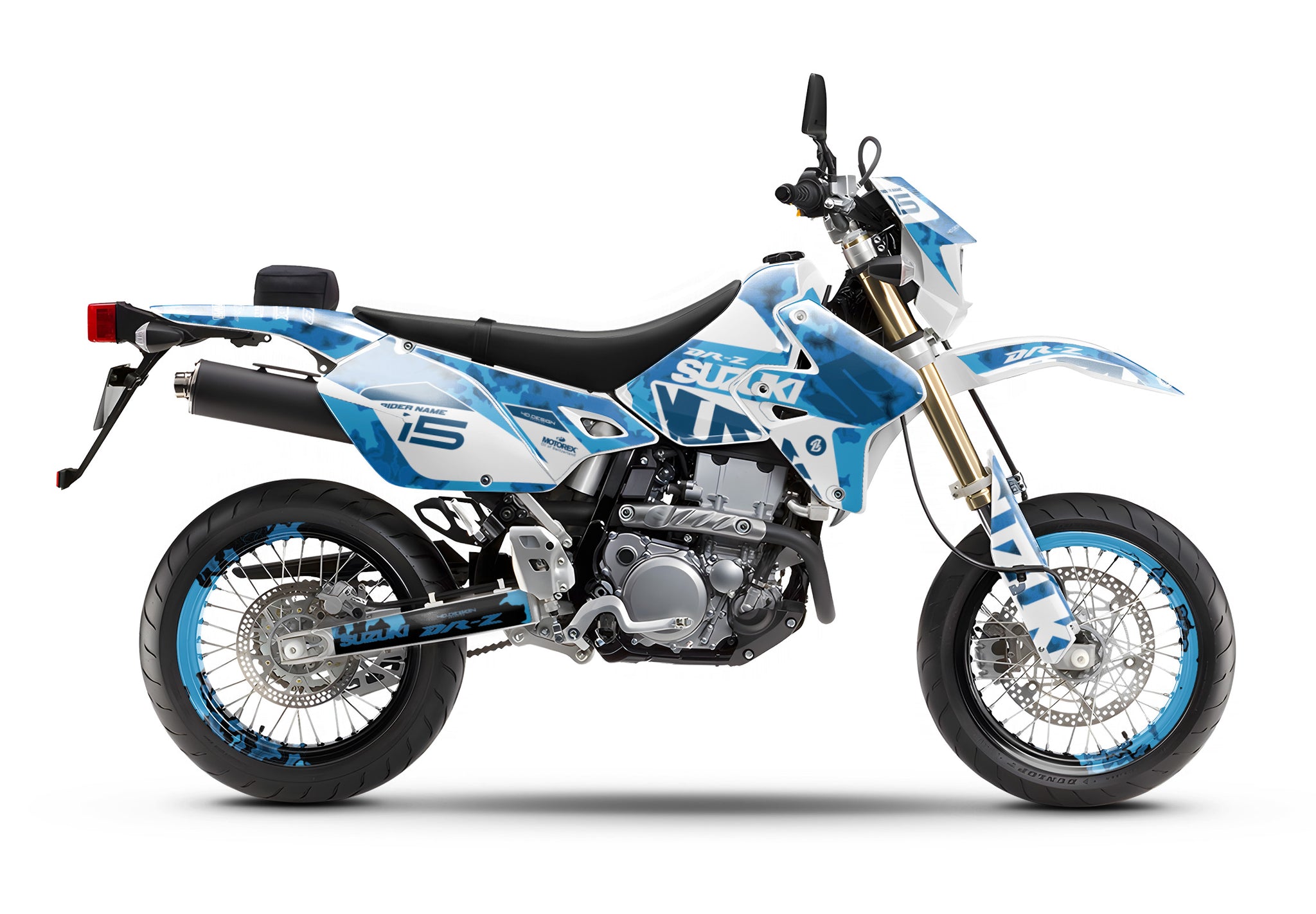 SUZUKI DRZ 400 GRAPHICS KIT - KAMOTEAL – 4DDesign