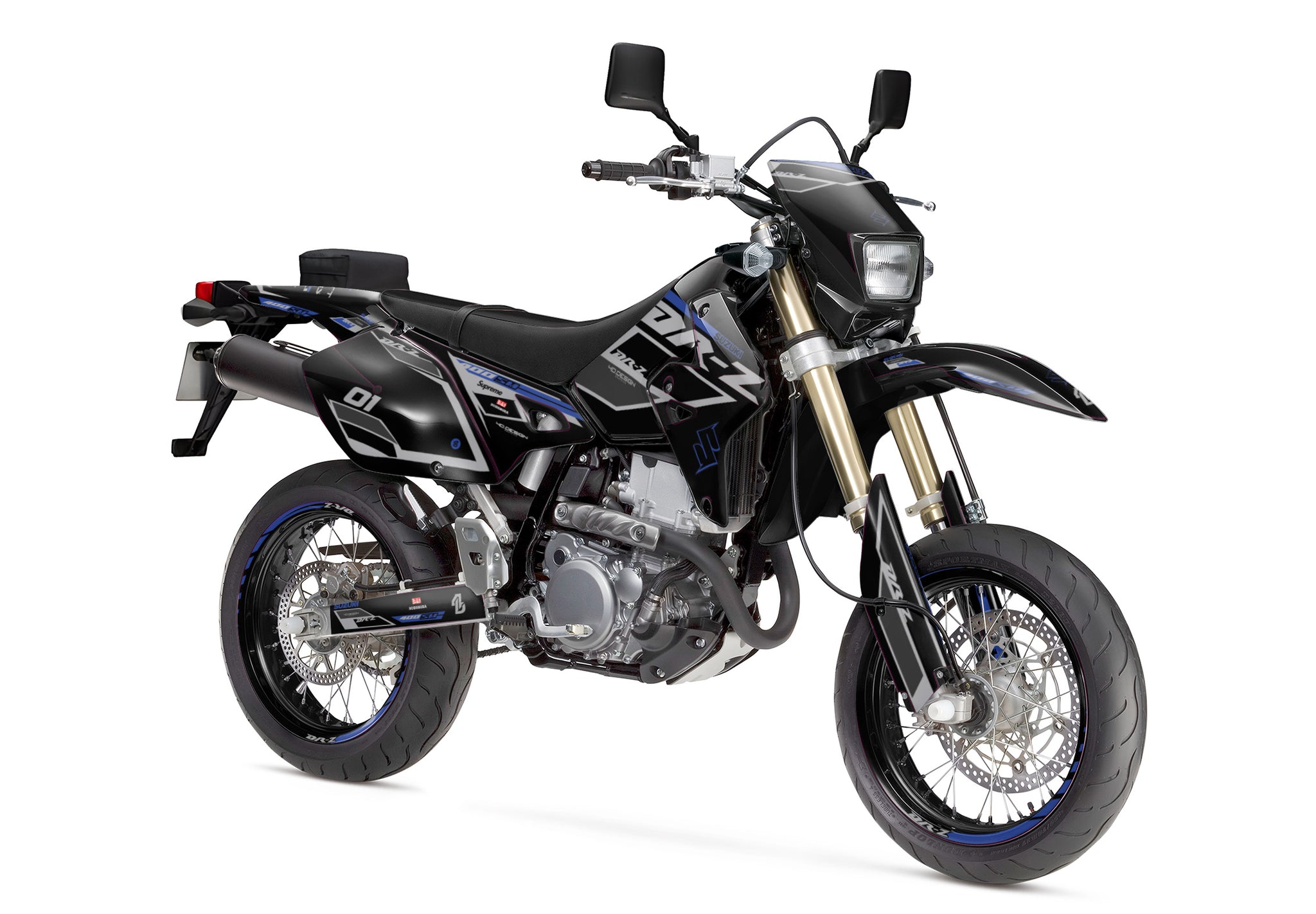 SUZUKI DRZ 400 GRAPHICS KIT - SEANED – 4DDesign