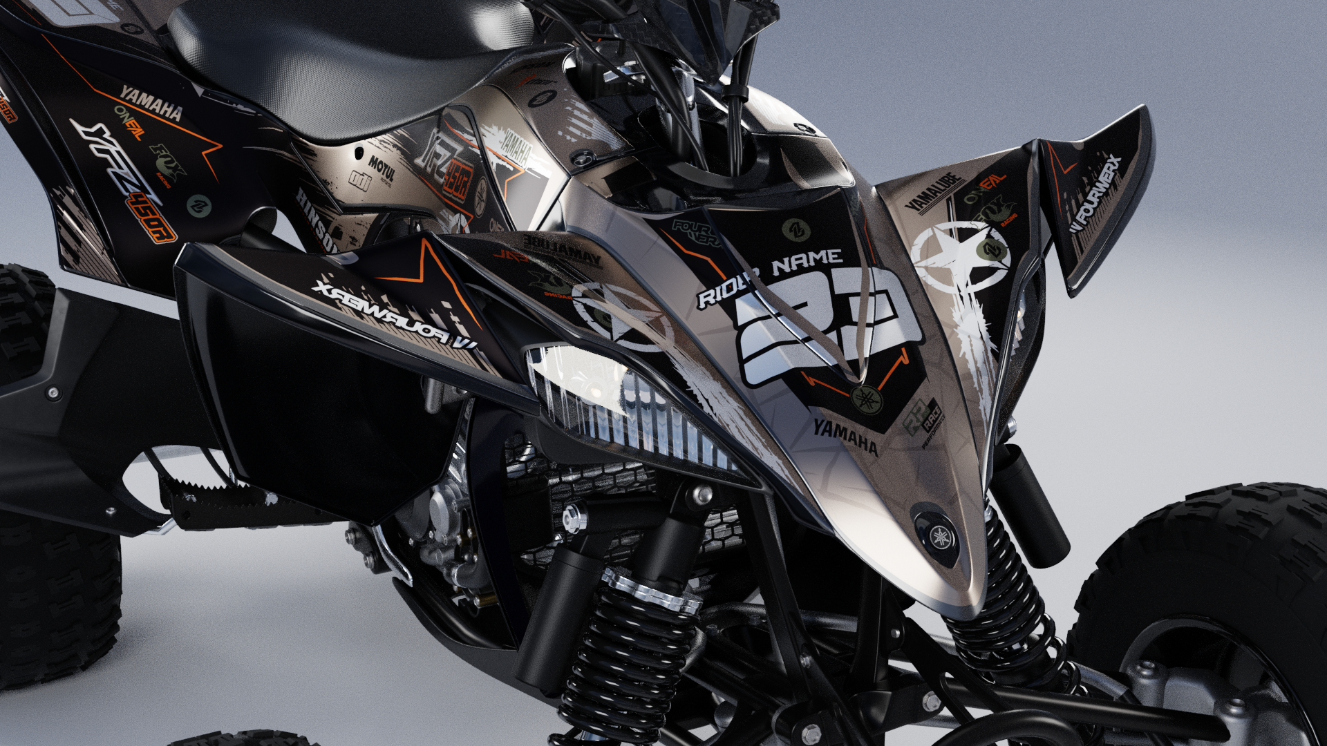 YFZ 450 GRAPHICS KIT – 4DDesign