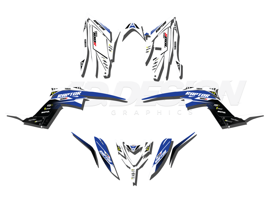 RAPTOR 700 DECALS