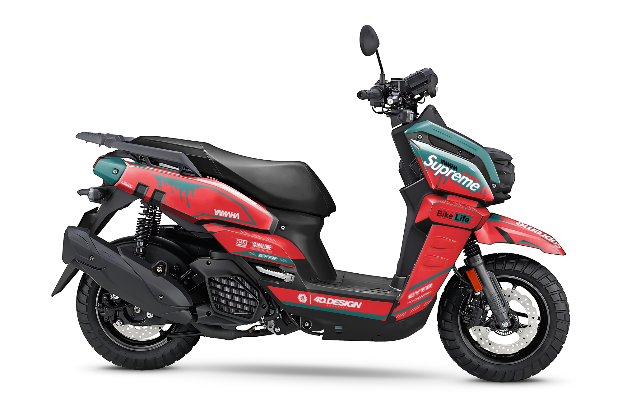 Z01- YAMAHA ZUMA_CHUMA GRAPHICS KIT – 4DDesign