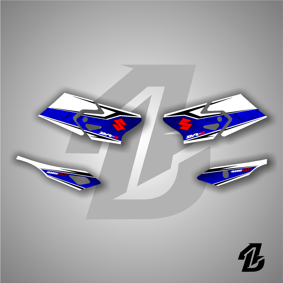 SUZUKI DRZ 400 OEM GRAPHICS KIT – 4DDesign