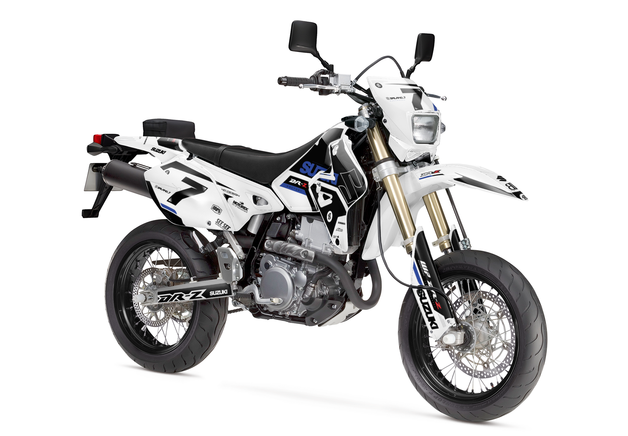 SUZUKI DRZ 400 GRAPHICS KIT - SPLIT – 4DDesign