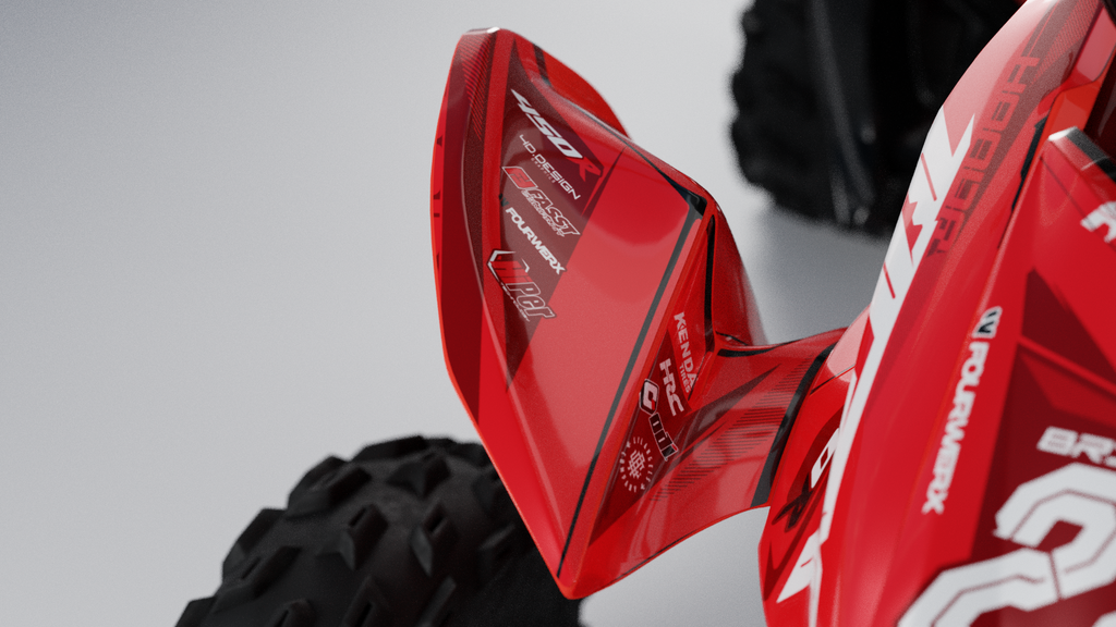 D427 - HONDA TRX 450 FULL GRAPHICS KIT – 4DDesign