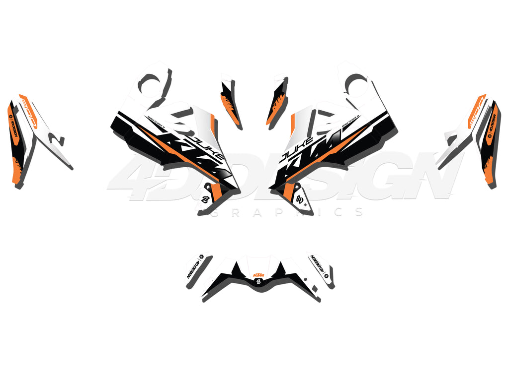 ktm duke 390 graphics kit