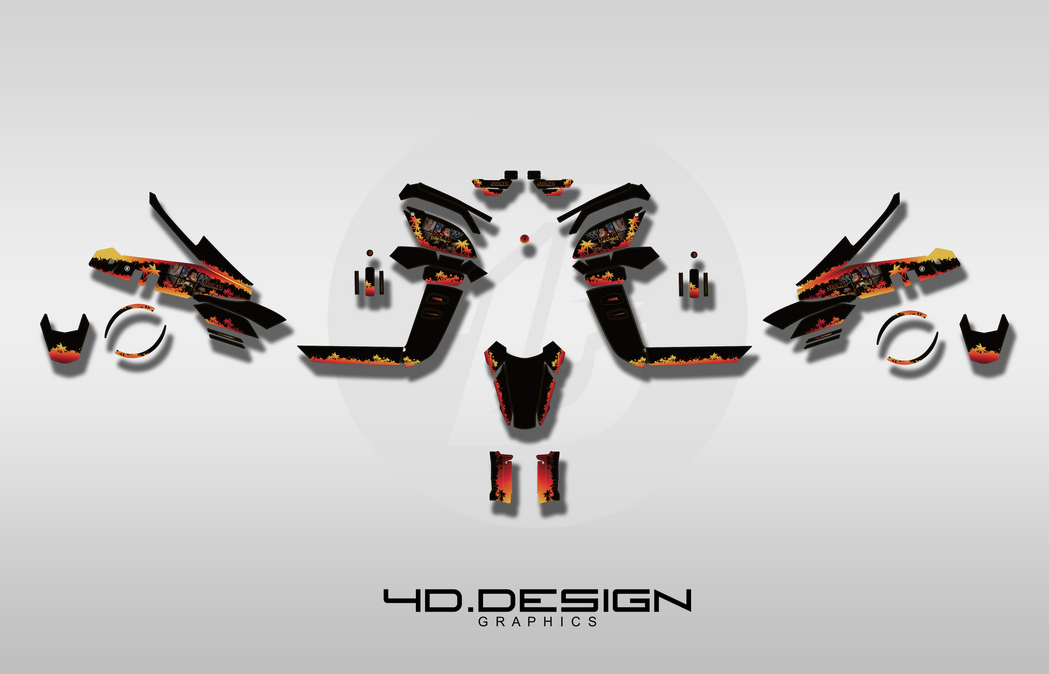 YAMAHA ZUMA SCOOTER GRAPHICS - Z04 – 4DDesign