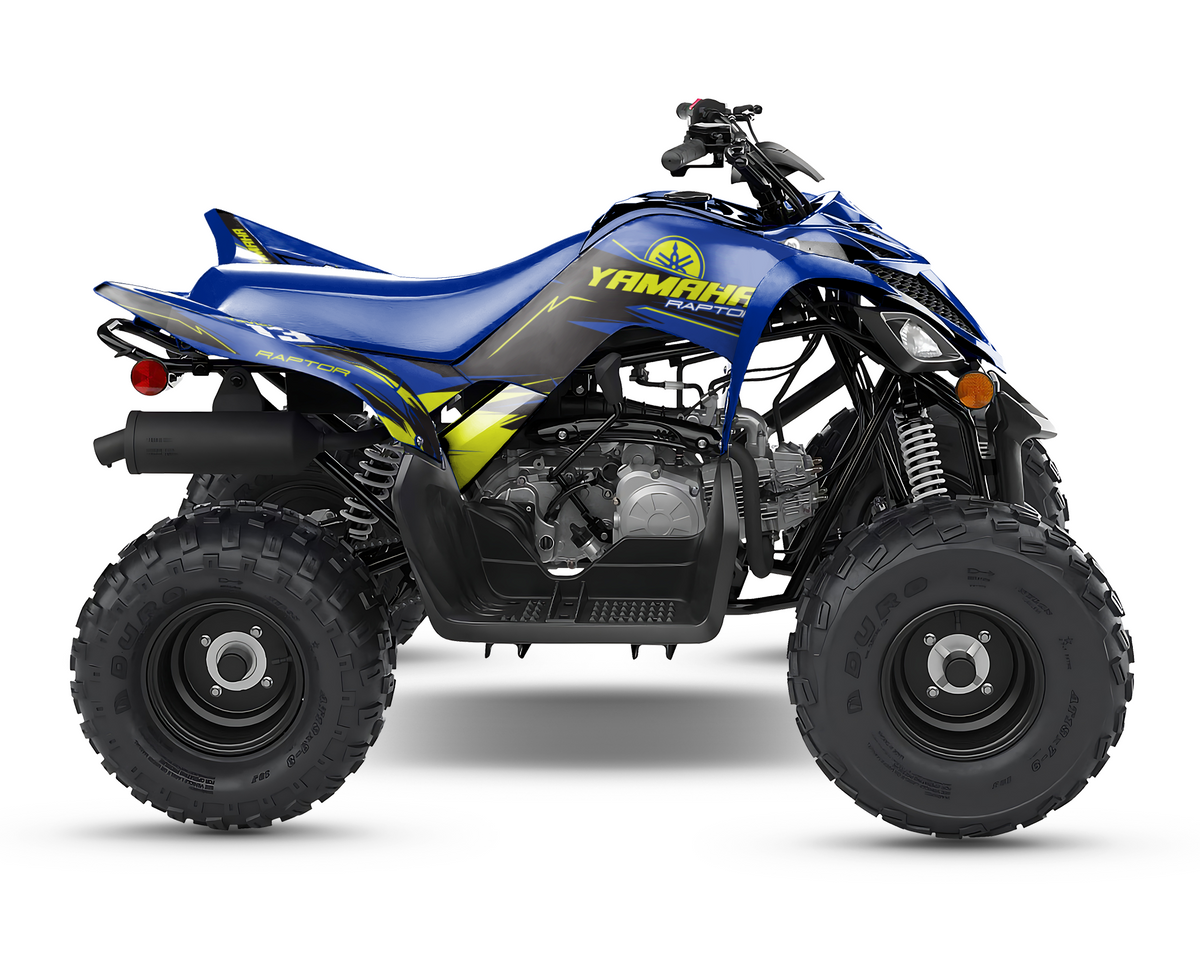 D329 - YAMAHA RAPTOR 90 FULL GRAPHICS KIT – 4DDesign
