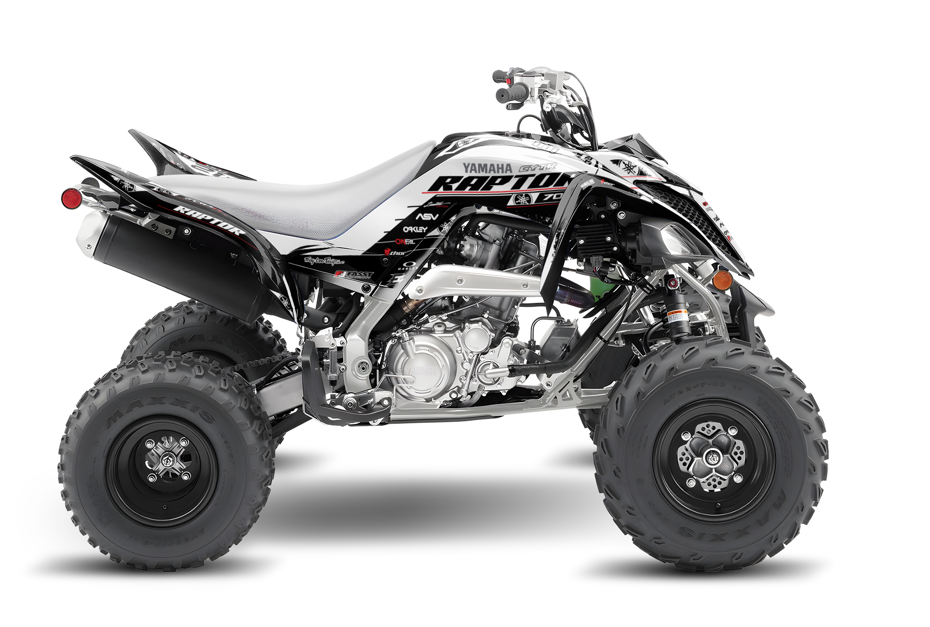 Kit graphique Yamaha Raptor 700 700R 2013 2014 2017 à 2025 autocollants Kit graphique Yamaha Raptor 700 700R 2013 2014 2017 à 2025 autocollants