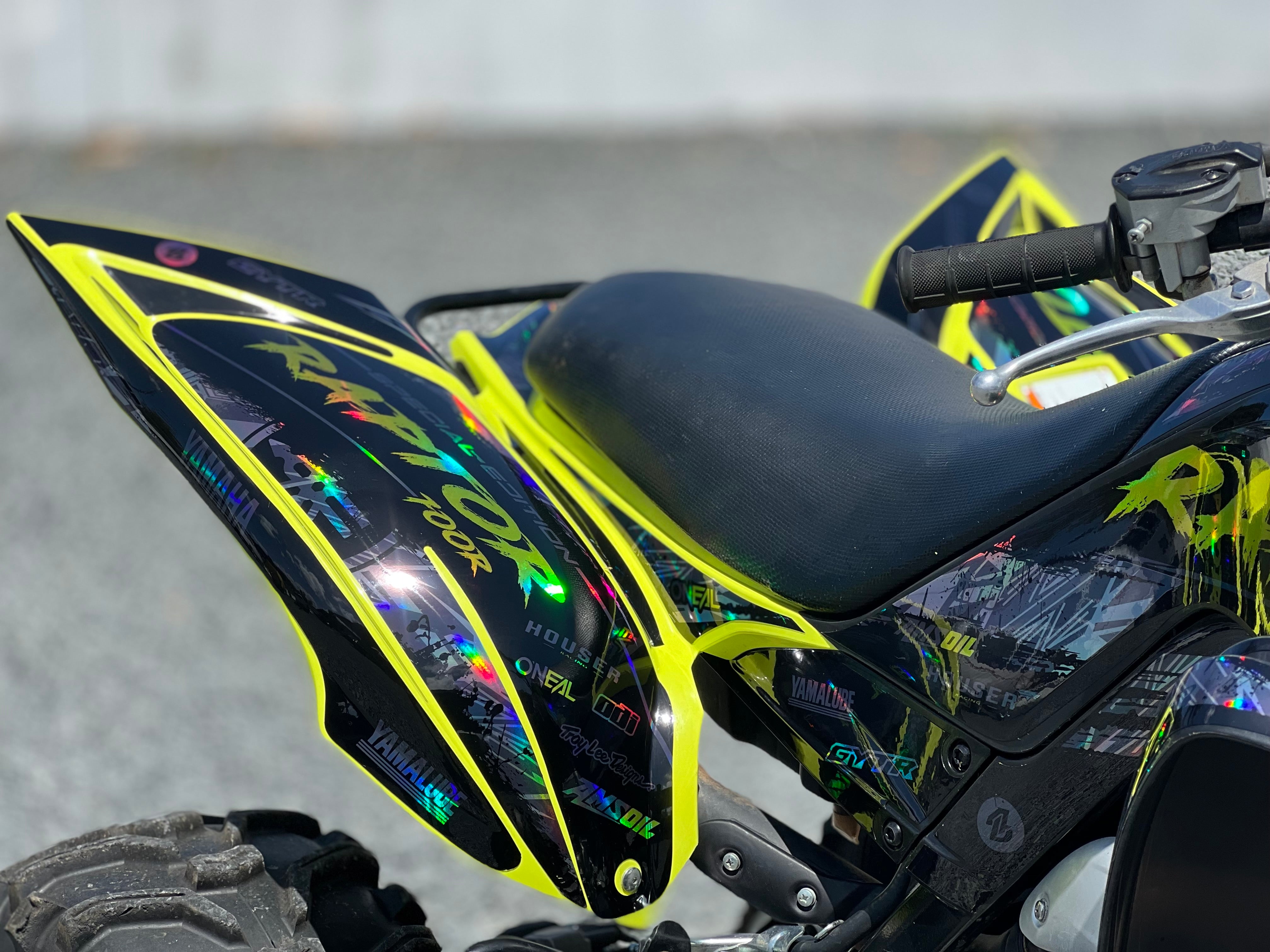 Ray Raptor Graphics D326- YAMAHA RAPTOR 700 FULL GRAPHICS KIT – 4DDesign