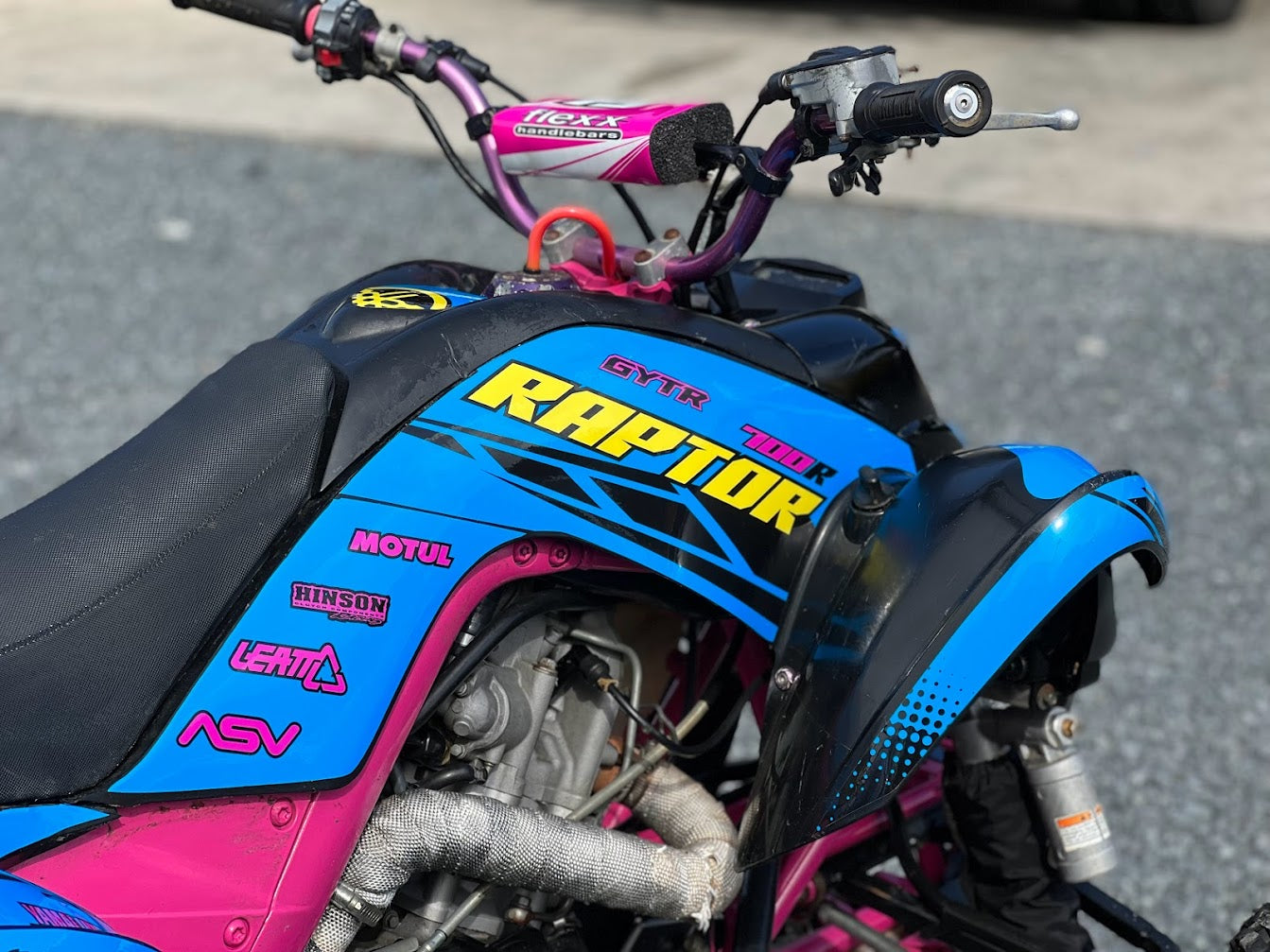Kit Déco QUAD Yamaha RAPTOR 700 2013-2020 100% Perso - GXS-RACING