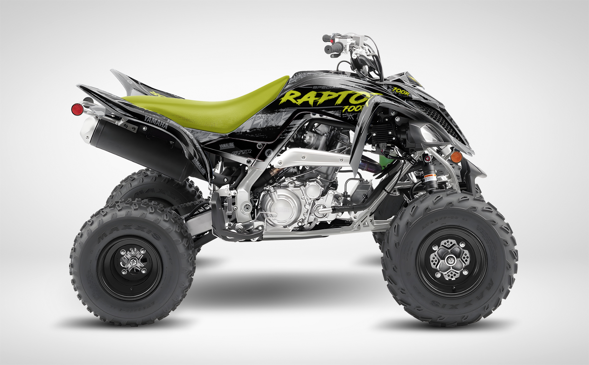 26 Raptor R Graphics D326- YAMAHA RAPTOR 700 FULL GRAPHICS KIT – 4DDesign