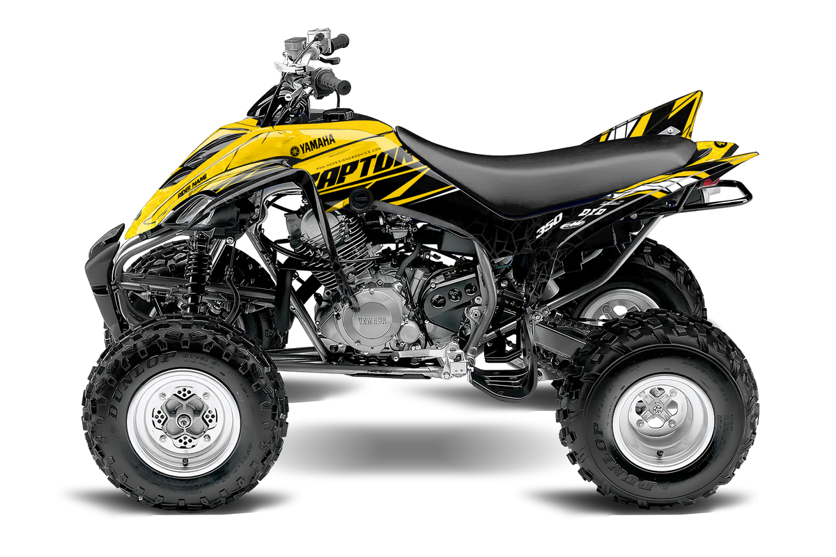 D344 - YAMAHA RAPTOR 350 FULL GRAPHICS KIT – 4DDesign