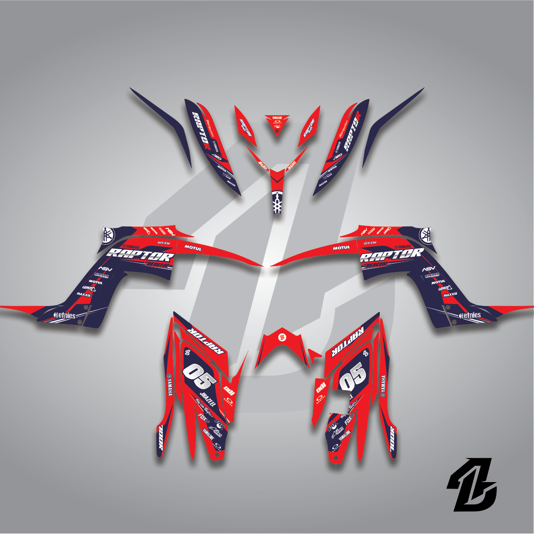 Yamaha Raptor Graphics YAMAHA RAPTOR 700 – 4DDesign